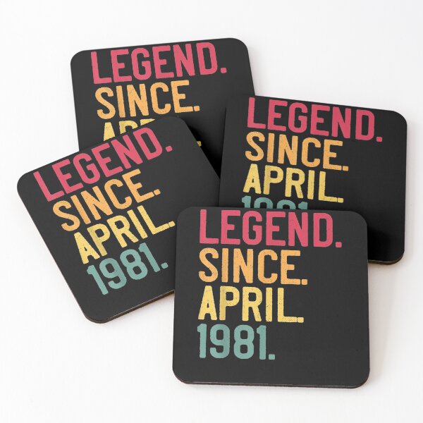 Item preview, Legend Since April 1981 40th Birthday Gift 40 Years Old  designed and sold by beatabea.
