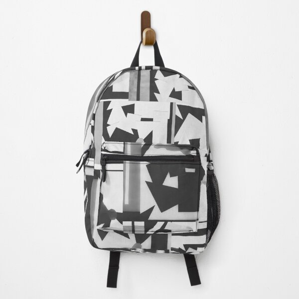 Item preview, Geometric Shapes Collage Art- Black & White designed and sold by Designs By YL.