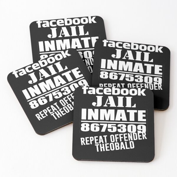 Item preview, Facebook Jail Inmate 8675309 Repeat Offender Theobald designed and sold by betty22pham.