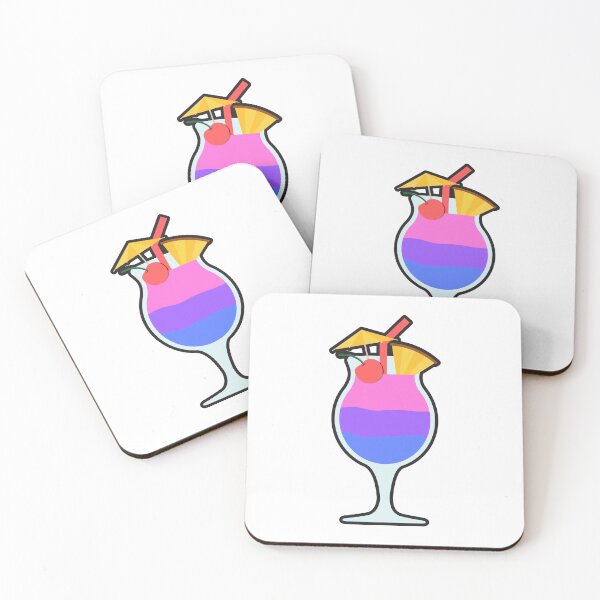 Item preview, Piña Colada Discreet Bisexual Pride Cocktail designed and sold by meicha.