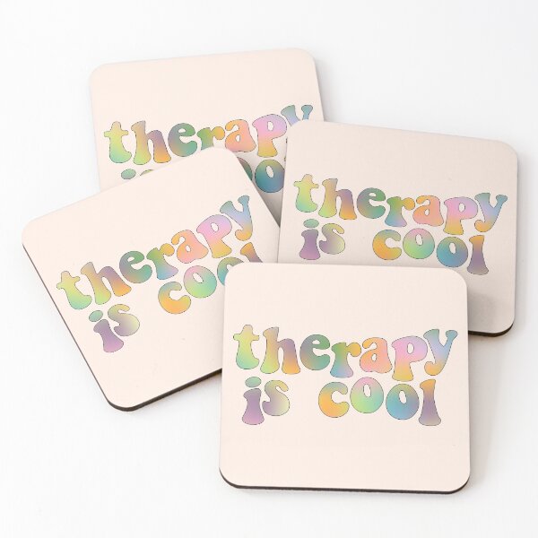 Item preview, Therapy is Cool Pastels designed and sold by Gold Star Creative.