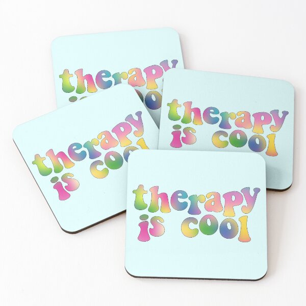 Item preview, Therapy is Cool Brights designed and sold by Gold Star Creative.
