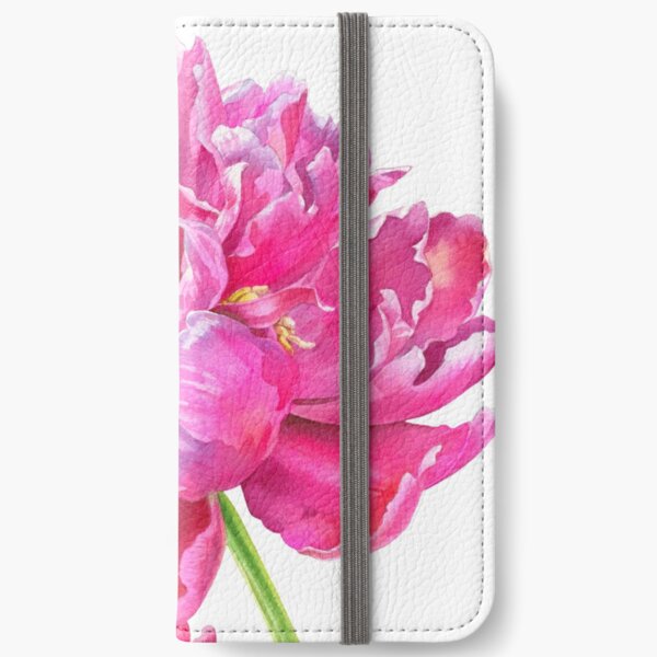Peony Flower - Spring Flower in Bloom iPhone Wallet