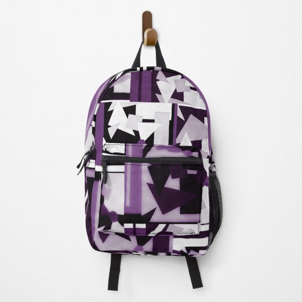 Item preview, Geometric Shapes Collage Art- Purple designed and sold by Designs By YL.