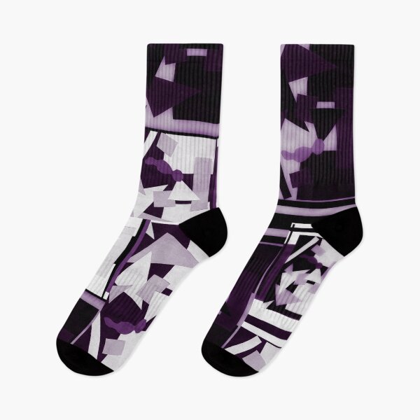 Item preview, Geometric Shapes Collage Art- Purple designed and sold by Designs By YL.