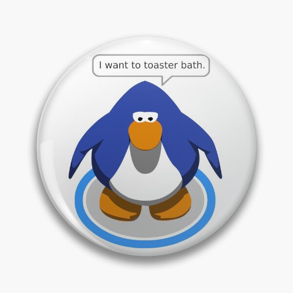 Artikelvorschau, Ich möchte ein Toasterbad nehmen - Club Penguin entworfen und verkauft von graphic haven.
