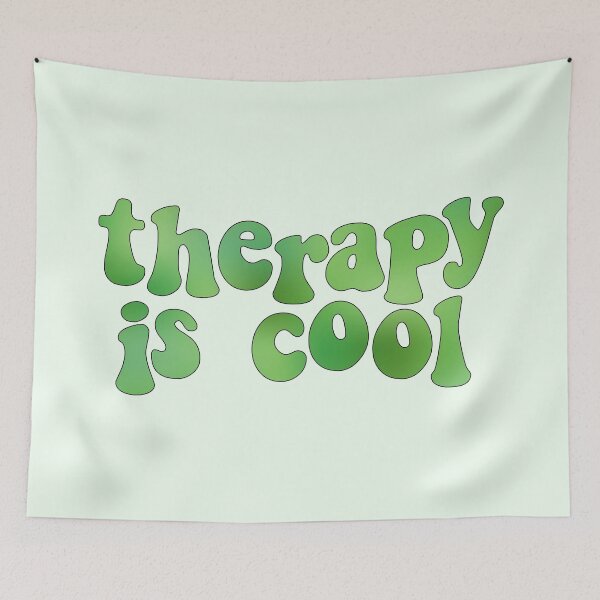 Item preview, Therapy is Cool Green designed and sold by Gold Star Creative.