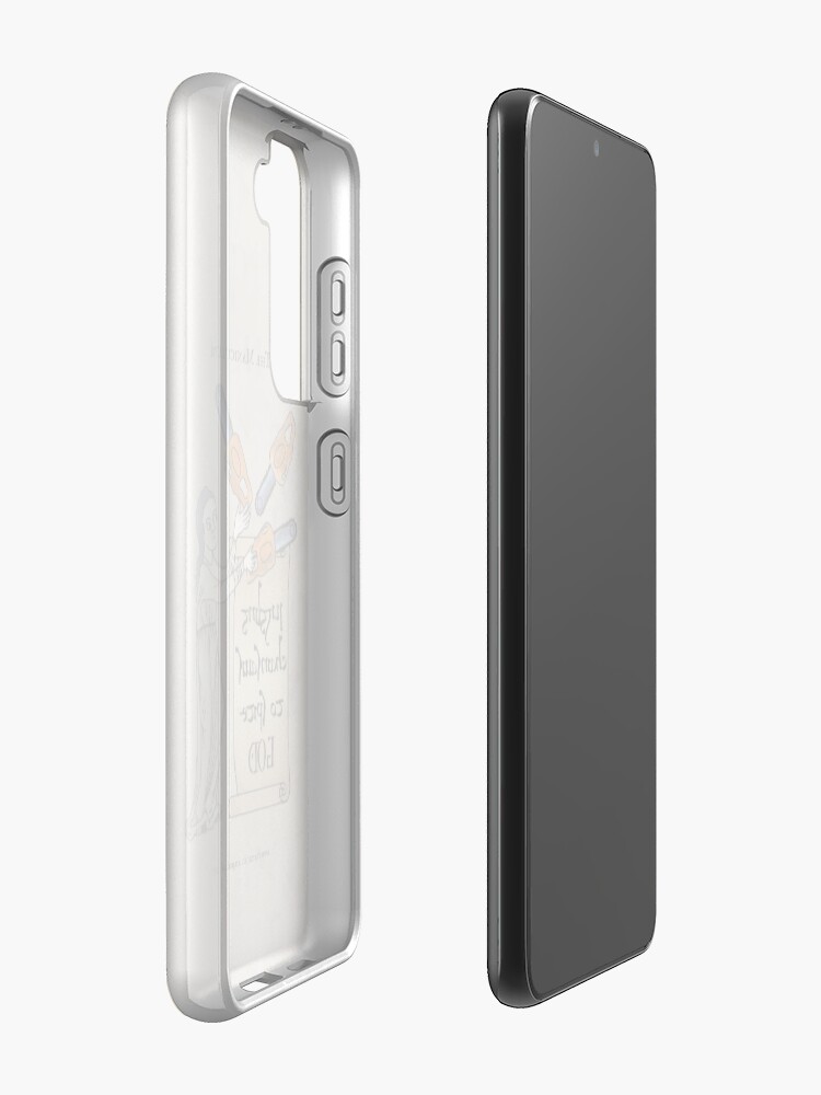 Alternate view of Juggling Chainsaws Case & Skin for Samsung Galaxy