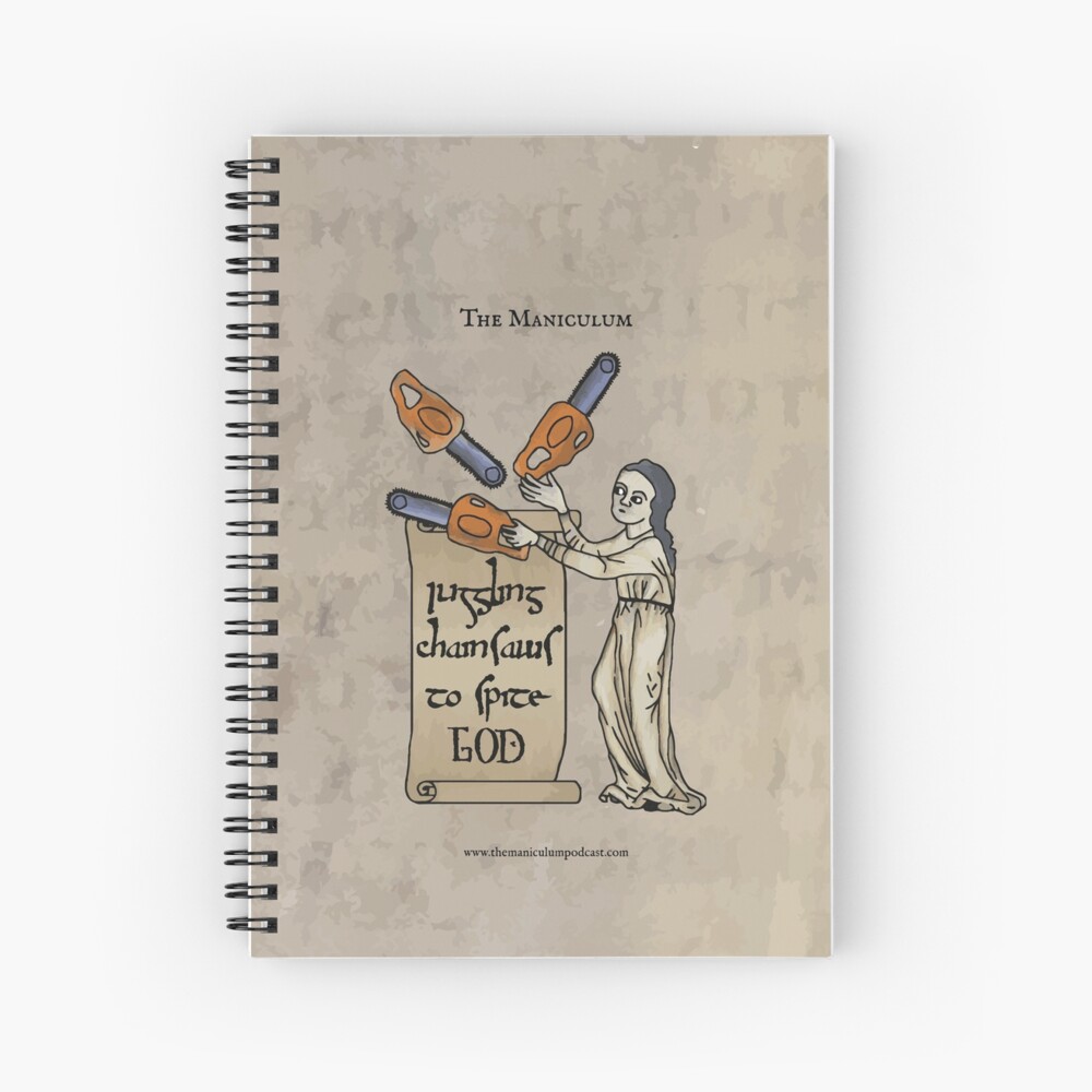 Juggling Chainsaws Spiral Notebook