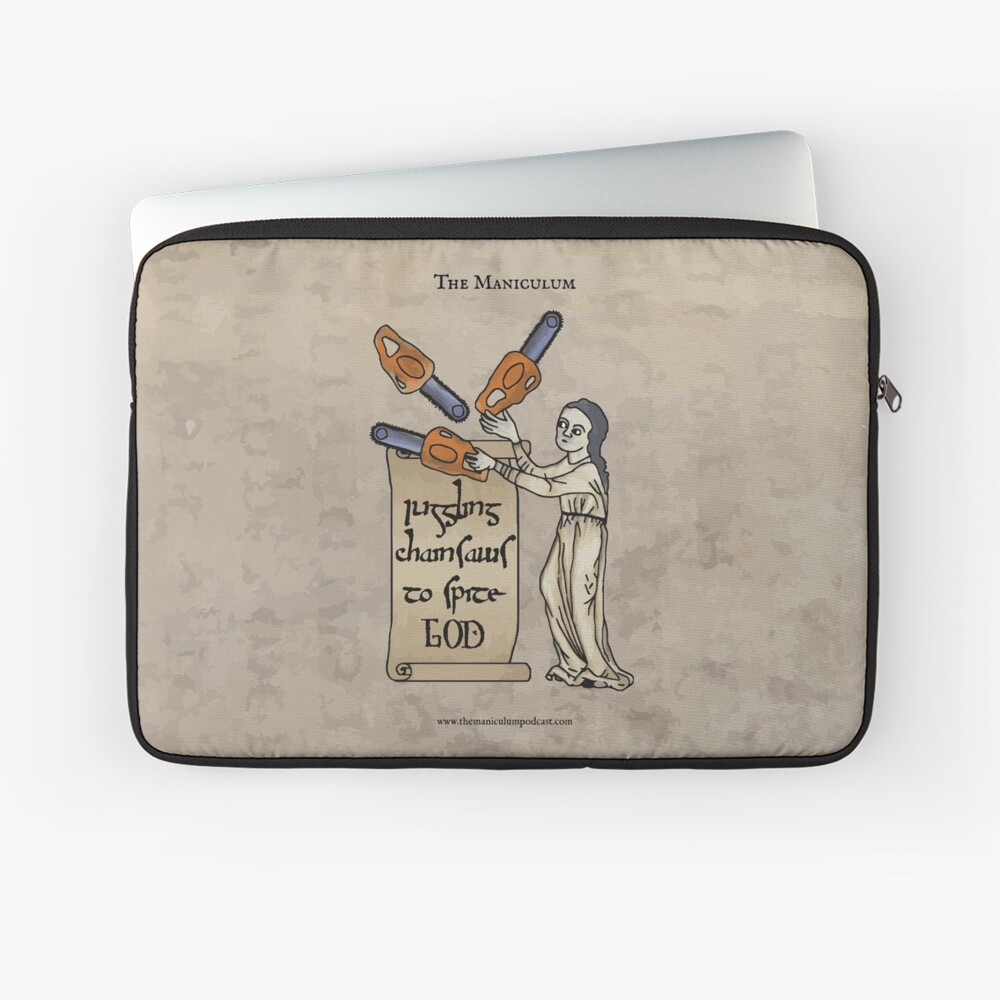 Juggling Chainsaws Laptop Sleeve