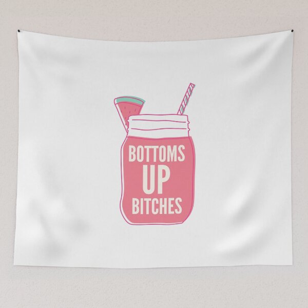 Item preview, pink bottoms up drink designed and sold by kaelinmeicher.