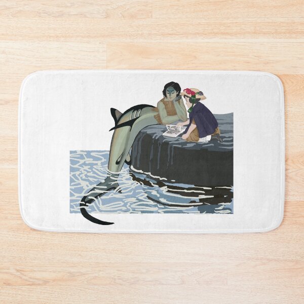 Item preview, Thresher Mermaid and Little Friend designed and sold by thistleandspade.