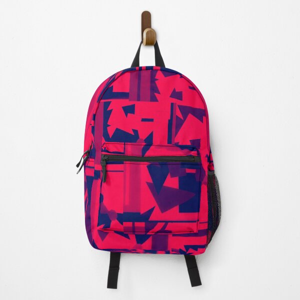 Item preview, Geometric Shapes Collage Art- Red designed and sold by Designs By YL.