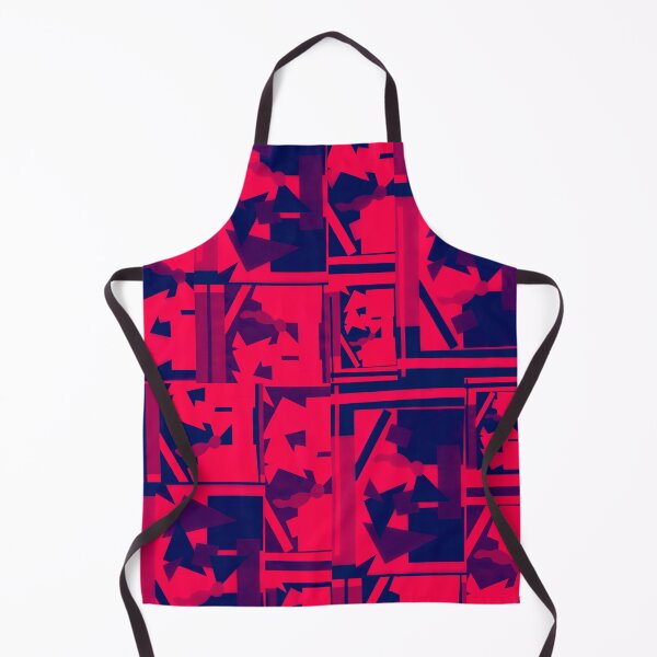 Item preview, Geometric Shapes Collage Art- Red designed and sold by Designs By YL.