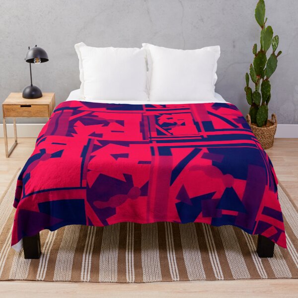 Item preview, Geometric Shapes Collage Art- Red designed and sold by Designs By YL.
