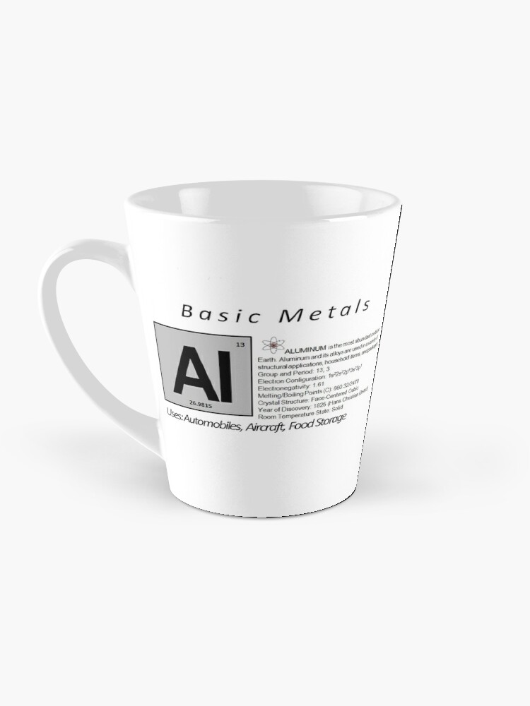 Chemistry Mug - Aluminum Element Periodic Table Coffee Mug for