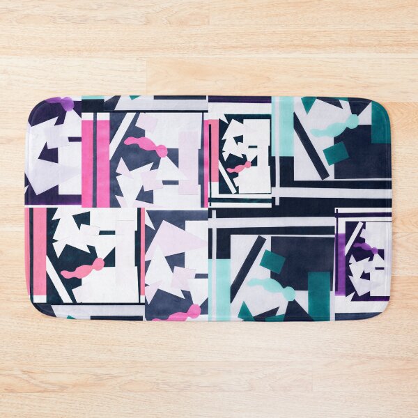 Item preview, Geometric Shapes Collage Art- Retro designed and sold by Designs By YL.