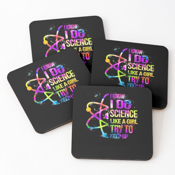 Item preview, I know I do Science like a girl try to keep up-Gift Science designed and sold by joandinkelSH.