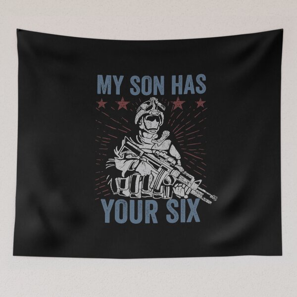 Artikelvorschau, Mein Sohn hat deine Sechs. Stolze Armee Momm entworfen und verkauft von Uppercase Tees.