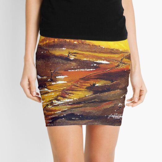 Crossroads - Abstract Mini Skirt