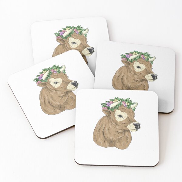 Item preview, Heart  Flower Cow designed and sold by viv-trinh.