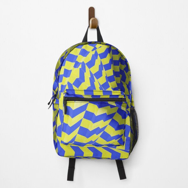 Item preview, Wormhole Blue Yellow Checks Optical Illusion designed and sold by bradm50.