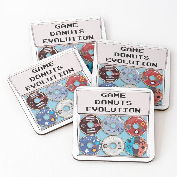 Item preview, Video Game Donuts Evolution designed and sold by Barrart Studio.
