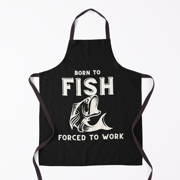 Item preview, Born to fish forced to work designed and sold by Gallery-yuuna .