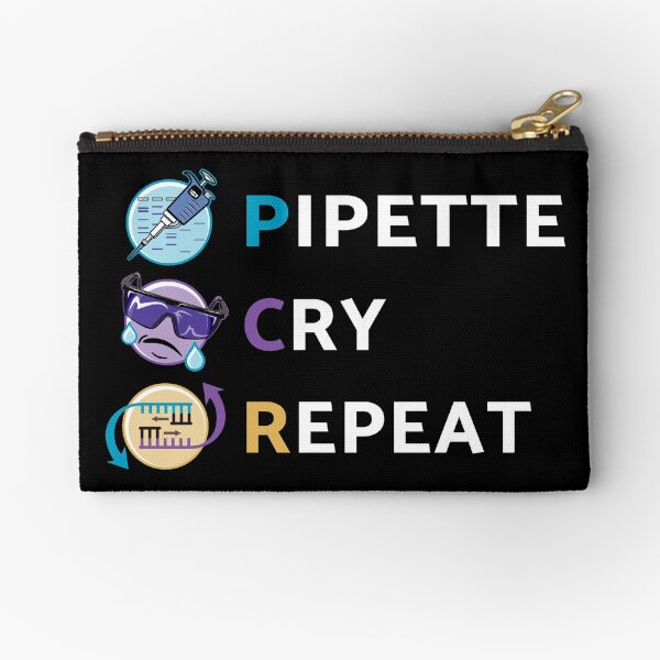 Item preview, Pipette Cry Repeat PCR DNA Design designed and sold by Zit-Zat-Zot.