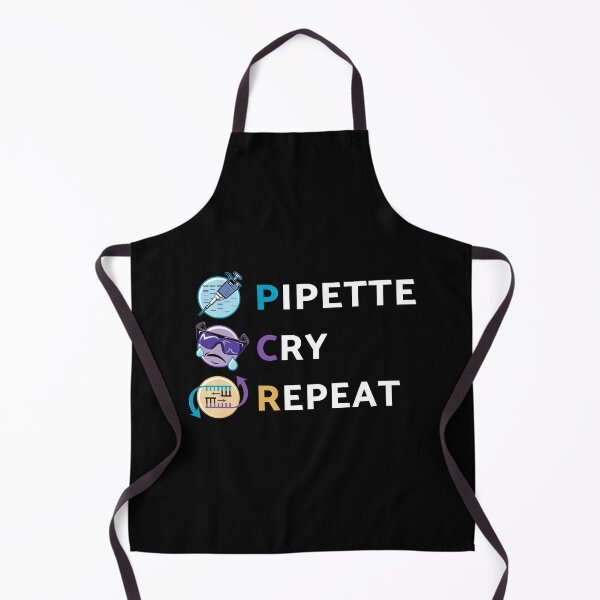 Item preview, Pipette Cry Repeat PCR DNA Design designed and sold by Zit-Zat-Zot.