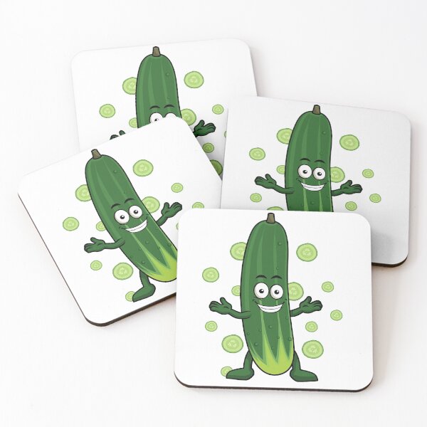 Item preview, Cute funny cartoon cucumber designed and sold by DanZla.