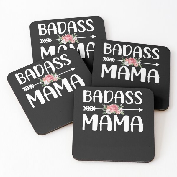 Item preview, Badass Mama Shirt For Mom Women Mother's Day Pullover Hoodie designed and sold by Lukifo-Driven.