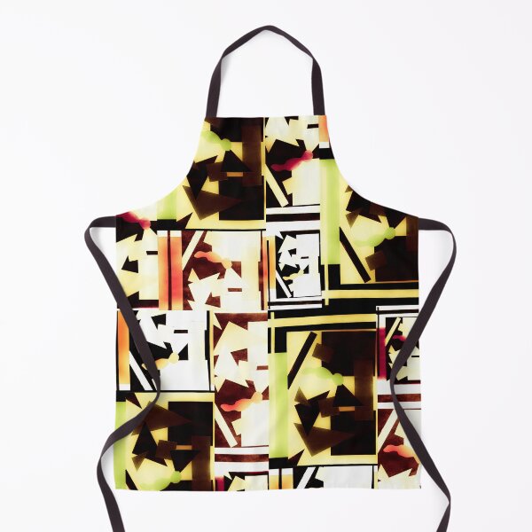 Item preview, Geometric Shapes Collage Art- Yellow designed and sold by Designs By YL.