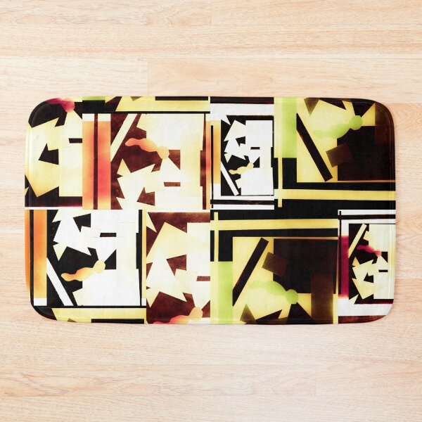 Item preview, Geometric Shapes Collage Art- Yellow designed and sold by Designs By YL.