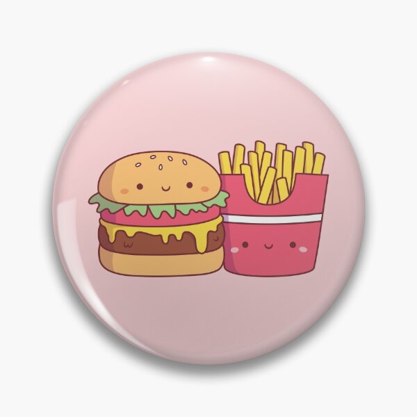 Artikelvorschau, Süßes Burger und Pommes perfektes Paar entworfen und verkauft von rustydoodle.