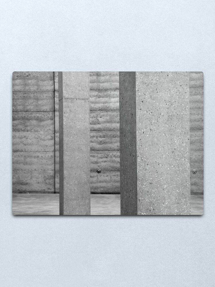 Alternate view of Grey on Grey Metal Print