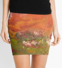 Fiery Mini Skirt