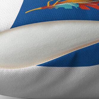 Alternate view of Candy-striped Leafhopper Floor Pillow