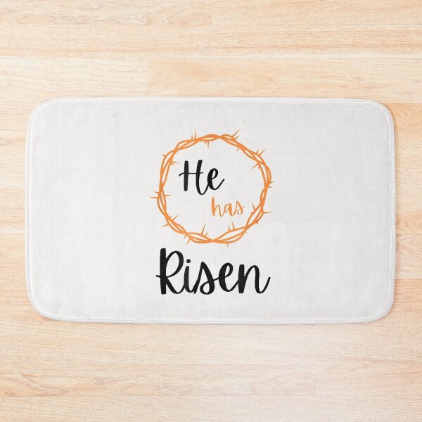 Artikelvorschau, He has Risen Jesus Christian Happy Easter Thorns Religious T-Shirt entworfen und verkauft von Lukifo-Driven.