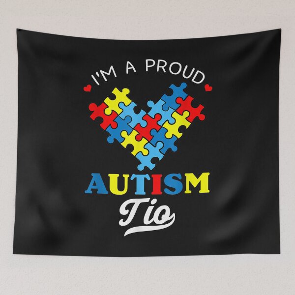 Item preview, I'm A Proud Autism Tio Autism Awareness Uncle Nephew Niece T-Shirt designed and sold by Lukifo-Driven.