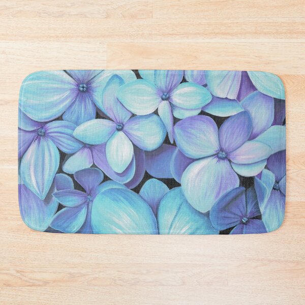 Item preview, Blue Purple Hyndrangeas designed and sold by Anne-Marie Bloor.