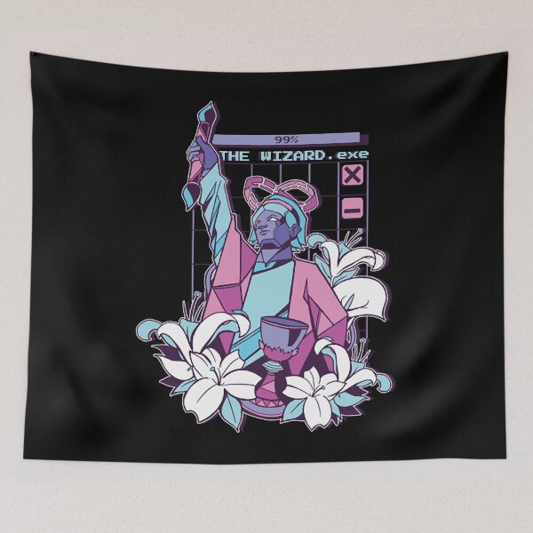 Item preview, Vaporwave Wizard  designed and sold by LachDari.