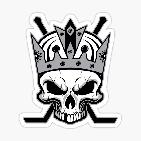 Los Angeles Kings Throwback Circle Logo Vinyl Decal / Sticker 5 Sizes!!!