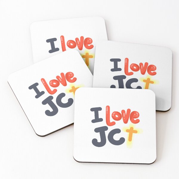 Item preview, I Love JC Cross Jesus Christ Gift designed and sold by TTFMerch.