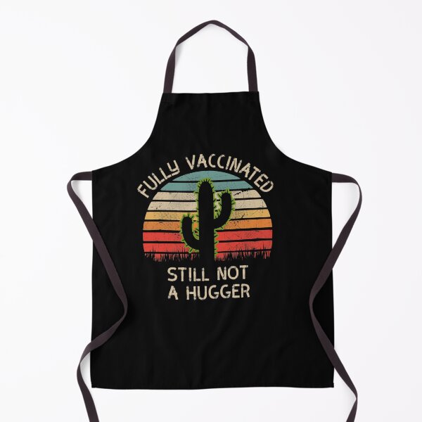Item preview, Fully Vaccinated Still Not a Hugger Funny Cactus designed and sold by Grafik Traffik.