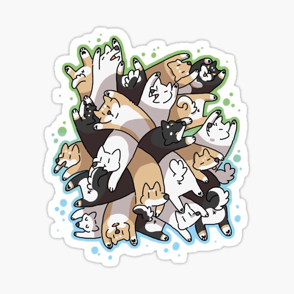 Sticker Hundehaufen Redbubble