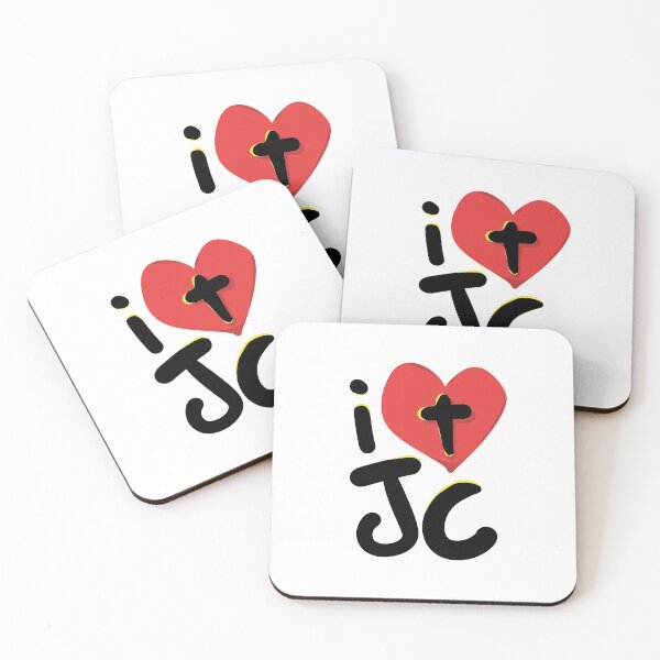 Item preview, I Heart JC Cross Jesus Christ Gift designed and sold by TTFMerch.