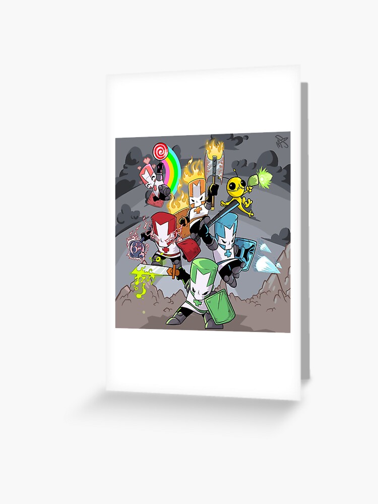 Castle crashers red knight Greeting Card for Sale by Rccola55