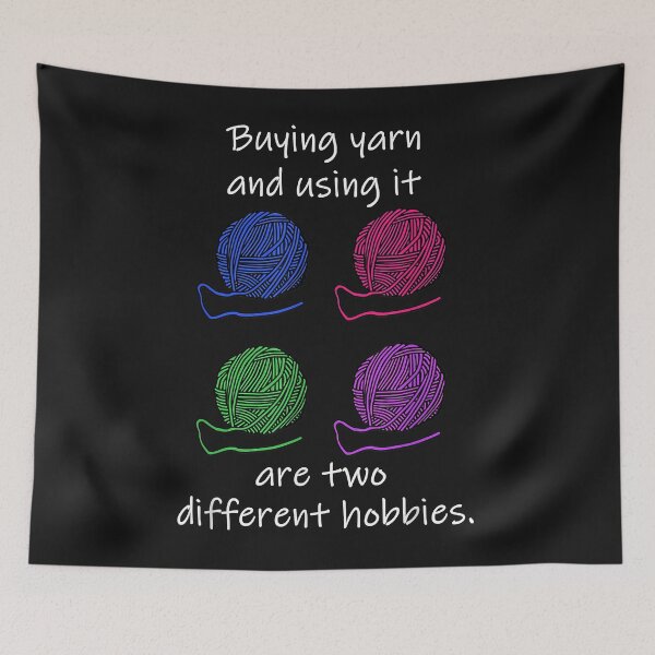 Item preview, Buying Yarn Different Hobbies Knitting Crochet Funny Gift designed and sold by Borhala23234.