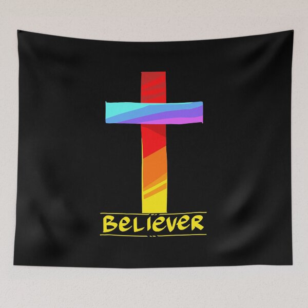 Item preview, Cross Believer Jesus Christ Gift designed and sold by TTFMerch.